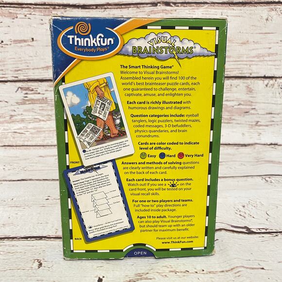 THINKFUN Visual Brain Storms Card Game - Picture 5 of 5